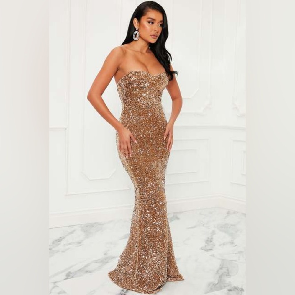 Gold Formal Dress